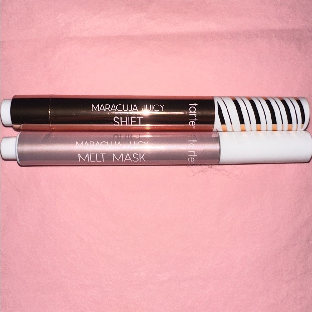 Tarte Maracuja Juicy Shift & Melt Mask in Melon and Glaze NEW
